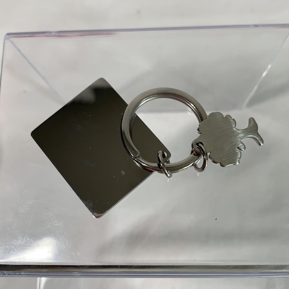 Thank You For Loving Me Silver Tone Keyring - 2.5” - Picture 2 of 3